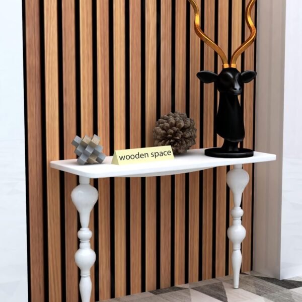 Wooden Space Presents Console Table for Living Room | Home Side Table for Entrance | Office Decor Table | Solid Wood with Natural Deco Paint & Beautiful Finishing.