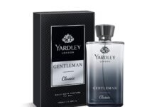 Yardley London Gentleman Classic Liquid Perfume Spray, Fresh Woody Fougère Notes, Masculine Fragrance, Perfume For Men, 100ml