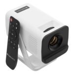 Zebronics Android Smart LED Projector, 4K UHD Support, 4000 Lumens, 100" Screen Size, 240° Tiltable, Auto Keystone, OTT Apps (Netflix, Prime), Miracast, WiFi, BT v5.4, HDMI, USB (Pixaplay 35)