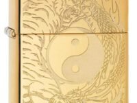 Zippo Tiger and Dragon Design Pocket Lighter