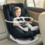 R for Rabbit Jack N Jill Grand ISOFIX Car Seat for Baby 360° Rotatable Convertible Kids Car Seat of 0 to 12 Years Age Comes with 5 Point Safety Harness ECE R44/04 Safety Certified (Pure Black)