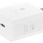 45W Super Fast Charger Compatible with Samsung Galaxy S24/S23/S22/S21/S20 (Ultra/Plus/Fe), Note 20/20+/10(All Series), Z Fold/Flip/S/A/F/M Series | Type C PD 3.0 Charger Adapter White