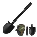 AASONS Multi-Function Folding Shovel - Portable Outdoor Tool for Camping, Gardening, Hiking, & Emergency Situations with Cover