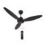 ACTIVA Gracia 1200MM (28 Watts) BLDC Motor Ceiling Fan With LED Light | Remote | 3 Blade Energy Saving BEE 5 Star Rated Fan | Noiseless Operation | 3 Year Warranty (Smoke Brown)