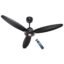 ACTIVA Gracia 1200mm Ceiling Fan, 3 Wider Blade, BLDC 28 Watt Motor Fan with LED Light, Energy Saving, Full Remote Control, Reversible Mode and Timer, 4 Years Warranty - Smoke Brown