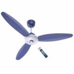 ACTIVA Gracia 1200mm Ceiling Fan with LED Light | 5 Star Energy Saving BLDC Motor | Remote Control, Reversible Mode & Timer | 3 Blade High Speed Ceiling Fan | 4 Year Warranty | Sparkle Blue