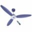 ACTIVA Gracia 1200mm Ceiling Fan with LED Light | 5 Star Energy Saving BLDC Motor | Remote Control, Reversible Mode & Timer | 3 Blade High Speed Ceiling Fan | 4 Year Warranty | Sparkle Blue