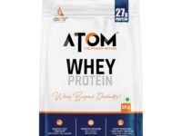 AS-IT-IS ATOM Whey Protein 2kg | 27g protein | Isolate & Concentrate | Kesar Kulfi | USA Labdoor Certified | With Digestive Enzymes for better absorption