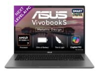 ASUS Vivobook S14,Smartchoice,AMD Ryzen AI 7 350,16GB RAM,1TB SSD,OLED,14",Windows 11, Office24,M365 Basic (1Yr)*, Matte Gray,1.4Kg, M3407KA-SF049WS,50 Tops,Metallic Design,Next-Gen AI Laptop,Copilot+