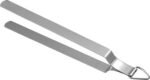 ATEVON Stainless Steel Chimta for Kitchen - Roti Tong, BBQ Tong, 11 Inch (1pc)