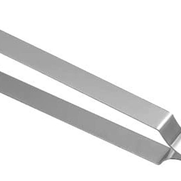 ATEVON Stainless Steel Chimta for Kitchen - Roti Tong, BBQ Tong, 11 Inch (1pc)