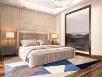 Acacia Modern Upholstered Queen Size Bed with Box Storage for Bedroom | Wooden Double Bed with Storage | Platform Cot Bed with Upholstery Premium Fabric | 6.5 x 5 Ft | Sheesham Wood (Beaver Brown)