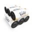 Amazon Brand - Presto! Garbage Bags | Medium | 180 Count | 30 Bags X 6 Rolls | 19 X 21 Inches | For Dry & Wet Waste | Black