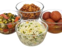 Amazon Brand - Solimo Borosilicate Round Glass/Mixing Bowl (Set Of 4 - 550 Ml), Transparent
