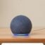 Amazon Echo Dot (5th Gen) | Smart speaker with vibrant sound, Motion Detection, Temperature Sensor, Alexa and Bluetooth| Blue