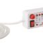 Anchor by Panasonic 4 way 6A Universal Socket with 3 Switch & 1 Master Switch | 4 Way Extension Board with 1.5 Mtr Extension Cord | Multi Plug Socket for Home Wall, Office (22568)