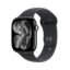Apple Watch Series 11 GPS 46mm Jet Black Aluminium Case with Black Sport Band - M/L