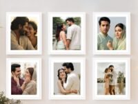 Art Street Premium Photo Frame for living room, Classic Aesthetic Design Photo Frames for Photograph, Art Work, Kids Room Set of 6 (8x10 Inch, White)