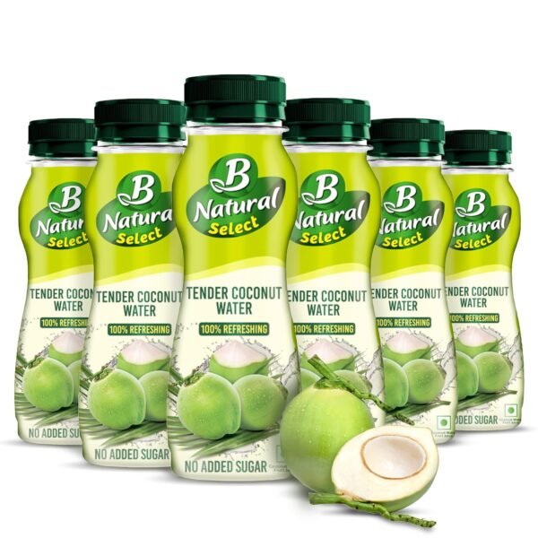 B Natural Select Tender Coconut Water, 200ml(Pack of 6)