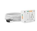 BITCORP 6A Extension Board 1 Socket 1 Switch, 1500W, 2M 0.75mm ISI Certified Wire
