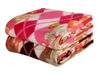 BSB Home All Season Miltipurpose Polar Fleece Blanket Combo Assorted Multicolour Lightweight Blanket Set of 2, 60X90 Inches, Coffee