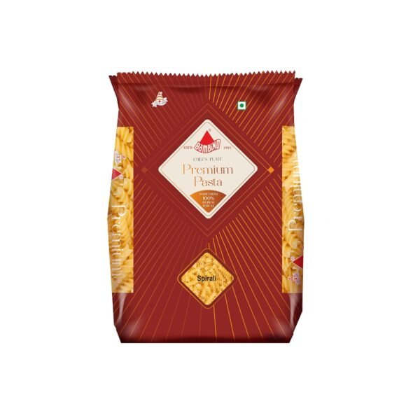 Bambino Premium Pasta, Spirali, 500g Pouch