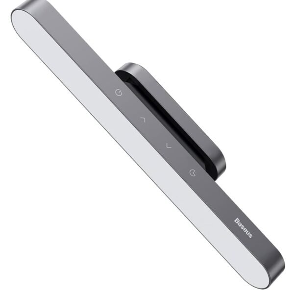 Baseus Magnetic Touch Sensor Cordless USB Battery Led Under Cabinet Lighting Desk Table Closet Lamp Night Light, Acrylonitrile Butadiene Styrene, Grey