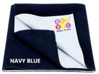 BeyBee Coton Bed Protctor Sheet Large 140x100cm Dark Blu