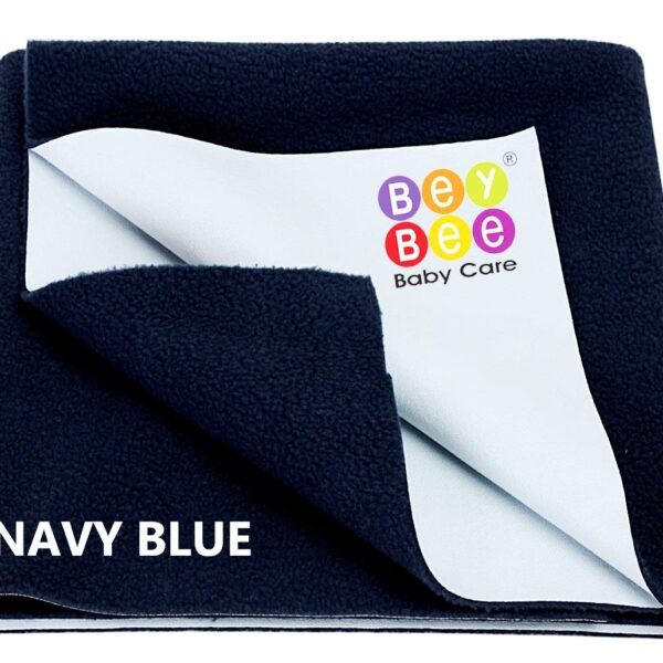 BeyBee Coton Bed Protctor Sheet Large 140x100cm Dark Blu