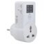 Blackt Elecrotech BT41PL : Timer Sockect switch ON/OFF Digital display countdown Off delay control socket 230 volt for Laptop, Mobile charger, ebike Sign boards (Min delay 10 min) White