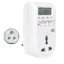 BlacktElectrotech BT41P3 : (3 PIN) Plug-in 24x7 Digital Programmable Timer Switch for Lights Control, for Mobile Charging, Glow Sign Board ETC