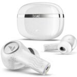 Boat Nirvana Ion ANC, Active Noise Cancellation(~32dB), 120Hrs Battery, App Support, Crystal Bionic Sound, 4Mics ENx, v5.3 Bluetooth TWS in Ear Earbuds Wireless Earphones with mic (Quartz White)
