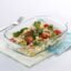 CELLO Giacinta Borosilicate Glass Baking Dish |Overware Glass Baking Set| Microwave Oven Safe Baking Dish| 2L, Transparent