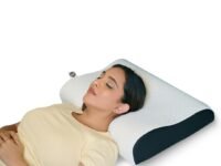 CareFoam Memory Foam Pillow, Contour Cervical Orthopedic Memory Foam Pillows Supports Neck Pain and Shoulder Pain for Sleeping, Ergonomic Cervical Pillow Neck Support Pillow for Side Back