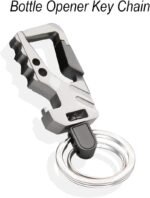 Contacts Stainless Steel Keychain Holder for Mens and Women