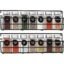 Craft Expertise Iron 2 Pack Space Saving Spice Rack Organizer – Wall Mounted Hanging Pantry Storage Shelf, Seasoning Organizer for Kitchen Cabinet Black (L-15 x W-4.75 x H-5.5 Inches Each)