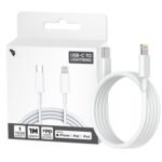 DR VAKU USB C to Lightning Cable (MFi-Certified) 1M Fast Charger Cable USB-C Power Delivery Charging Cord for iPhone 14/13/12/12 Pro Max/12 Mini/11/11Pro/Xs/Max/Xr/X/8/8Plus/iPad