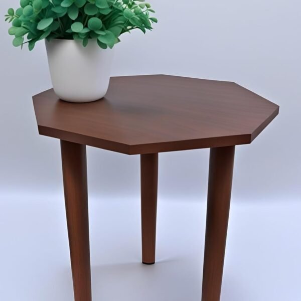 Dime Store Beautiful Antique Wooden Fold-able Side Table/End Table/Plant Stand/Stool Living Room Kids Play Furniture Table Round Room Table (Brown)