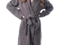 ELSTONE HOME Luxurious Shawl Collar Bathrobe - Soft, Absorbent, and Stylish - Ideal for Spa, Hotel, or Home Use | Bathrobe For men | Bathrobe for women Color #3