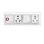 Elegant Casa Electric Extension Board 6+16 Amp Heavy Duty with 8 Meter 2.5mm 3 Core Copper Wire Cord, 2 Indian Socket with Shutter, Switch, Indicator, Power Strip for Home and Office Appliances White