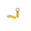 GLOBOMOTIVE Ring Insulated Electrical Wire Crimp Terminals Connectors – E-Copper Wire Lug Battery Cable Ends Eyelets Cable Entry 4-6 sqmm Ring Dia: 6 mm Pack of 200