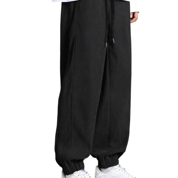GRECIILOOKS Men's Cotton Cargo Track Pants – Loose Fit Joggers for Men | Korean Style Travel & Lounge Wear with Pockets (Available in Plus Size)