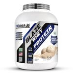 Getmymettle Blaze Whey Protein 2kg Malai Kulfi - 24g Protein, 10.66g BCAA, 8.09g Glutamine, 100% Natural Whey, Enhanced with Digestive Enzymes,
