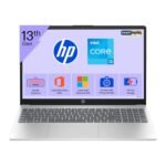 HP 15 Smartchoice, 13th Gen Intel Core i3-1315U(8GB DDR4,512GB SSD) FHD, Anti-Glare, Micro-Edge, 15.6''/39.6cm, Win11, M365(1yr)*Office24, Silver,1.59kg, fd0572TU, FHD Camera w/Shutter, Backlit Laptop