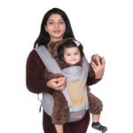 Infantso Premium Hip Seat Baby Carrier with 6 Adjustable Carry Positions, Carrier for 0 to 3 Years Baby with Hip Seat, Kangaroo Style Bag, Baby Carrying Bag for Newborn to Toddler, Weight Upto 15kgs