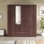 Interio by Godrej Wardrobe, EWA 4-Door Engineered Wood Wardrobe with Mirror