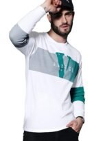 JUARI BE A GENTLEMAN Men's Regular Fit Printed Full Sleeve T-Shirt