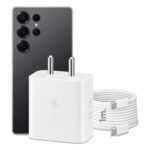 KARWAN 45W Super Fast Charger Adapter with Cable [2Yrs Warranty] Compatible with Samsung Galaxy S/A/M/F/Z Series,S26/S25/S24/S23/S22/S21/Fe/Plus/Edge/Ultra/Flip/Fold & More,USB-C BIS Certified Charger