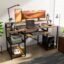 Klaxon Office Table for Home | Workstation Table Desk for Home Office | Computer Table for PC with Keyboard Tray (KB 150 CM-Forest Dark, Installation by us)