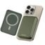 Kratos Magsafe Wireless Power Bank 10000mAh, 22.5W Fast Charging with 15W Wireless Output, Strong Magnetic Hold, USB Type-C, Compatible with iPhone 12 & Above, Android Qi Devices (Green)